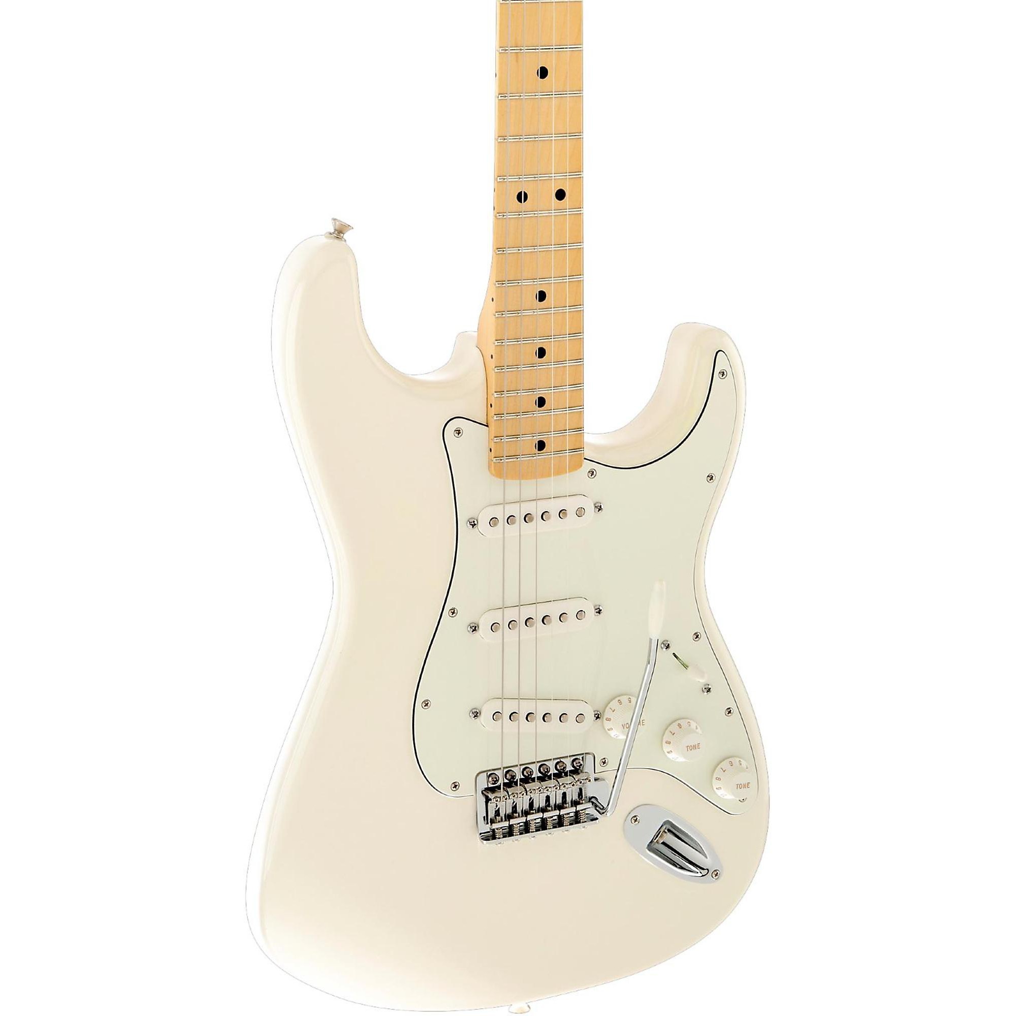 Fender Standard Stratocaster Electric Guitar with Maple Fretboard
