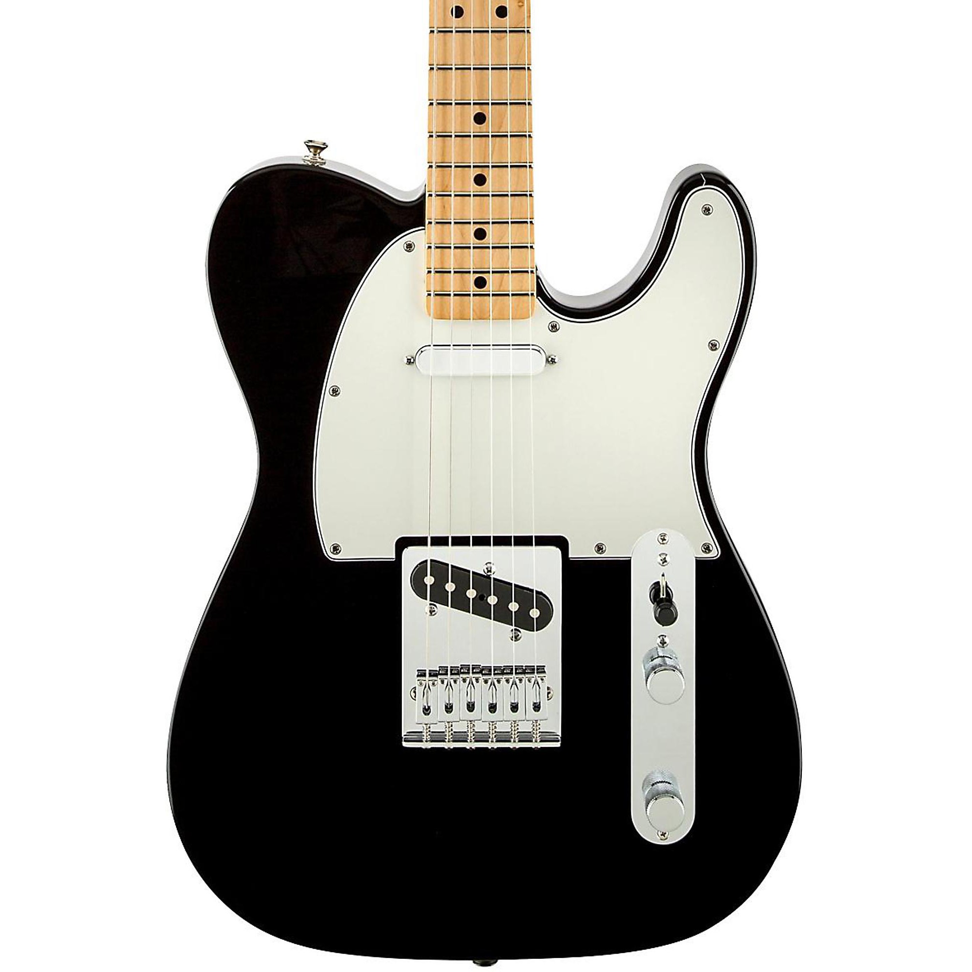 Fender Standard Telecaster Electric Guitar Black Gloss Maple