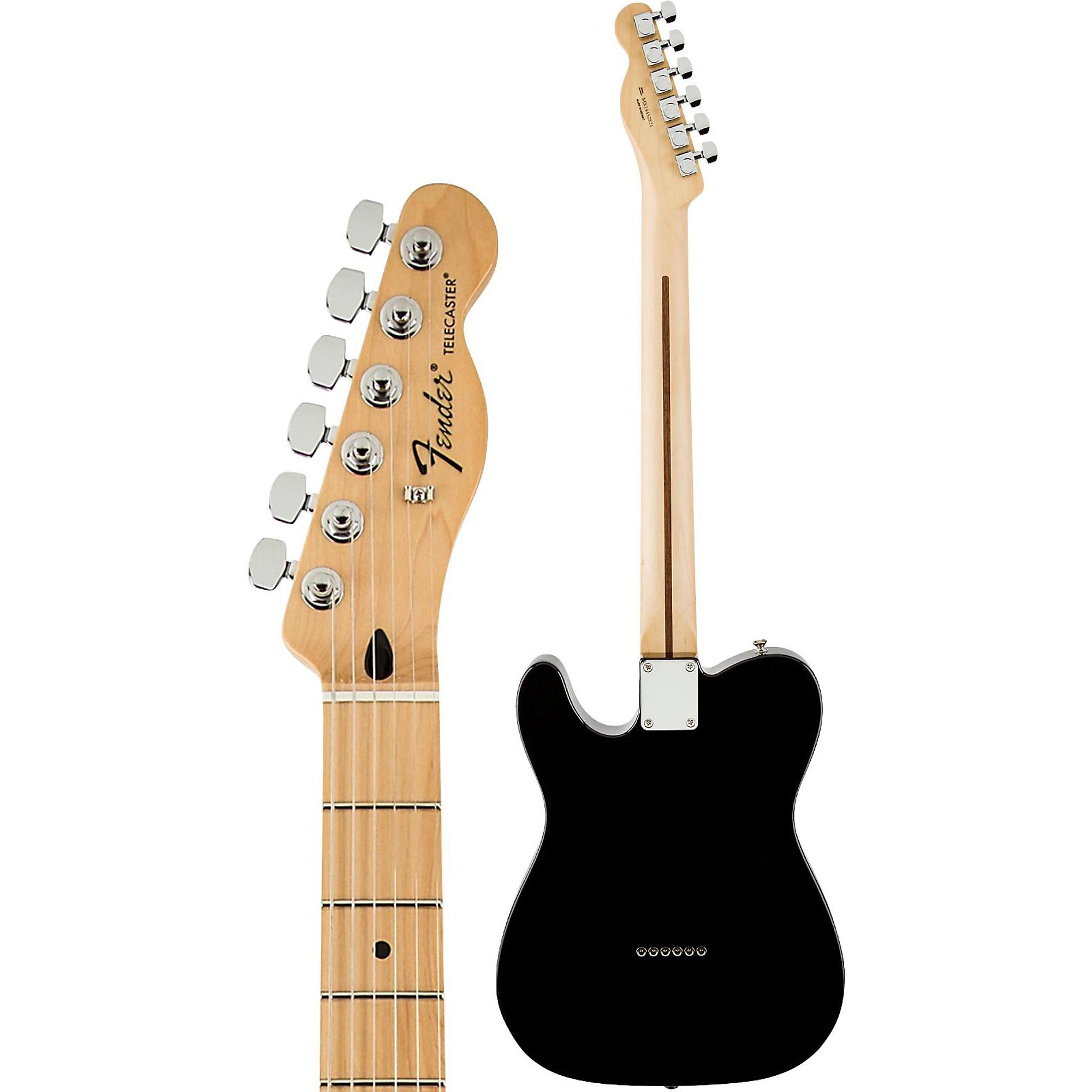 Fender Standard Telecaster Electric Guitar Black Gloss Maple