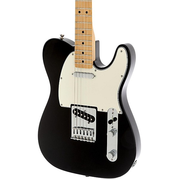 Fender Standard Telecaster Electric Guitar Black Gloss Maple Fretboard