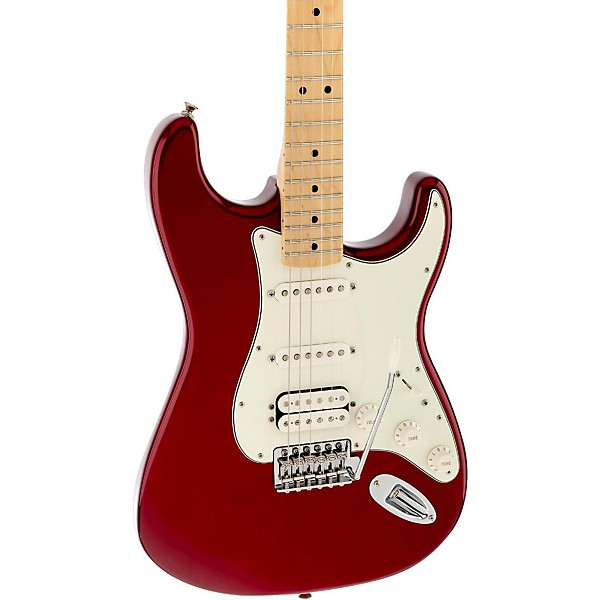 Open Box Fender Standard Stratocaster HSS Electric Guitar Level 2 Candy Apple Red,  Gloss Maple Fretboard 190839421135