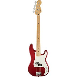 Fender Standard Precision Bass Guitar Candy Apple Red Gloss Maple Fretboard