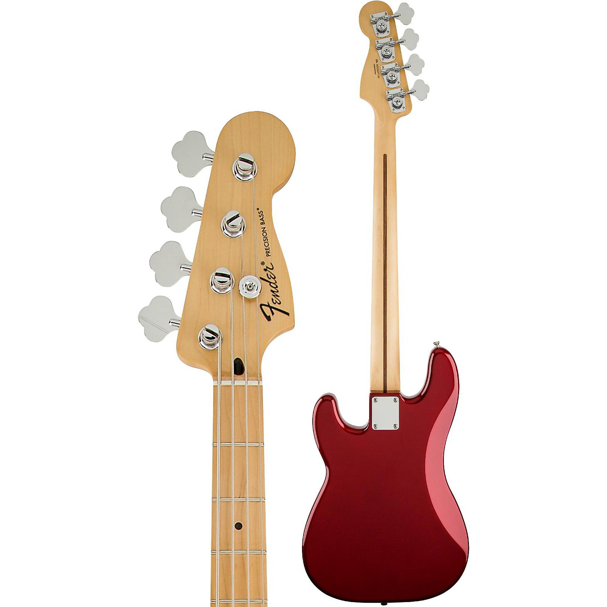 Fender Standard Precision Bass Guitar Candy Apple Red Gloss