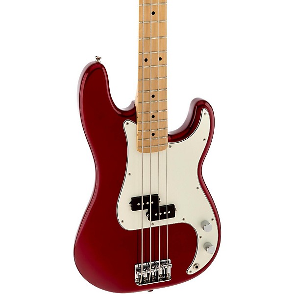 Fender Standard Precision Bass Guitar Candy Apple Red Gloss Maple Fretboard