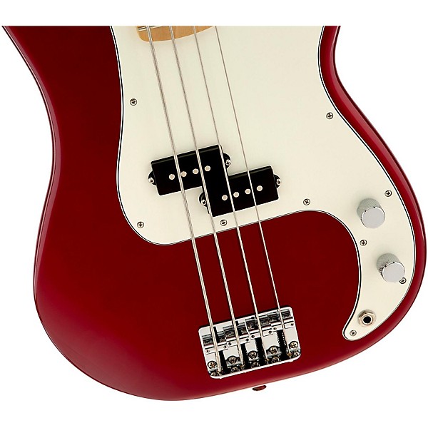 Fender Standard Precision Bass Guitar Candy Apple Red Gloss Maple Fretboard