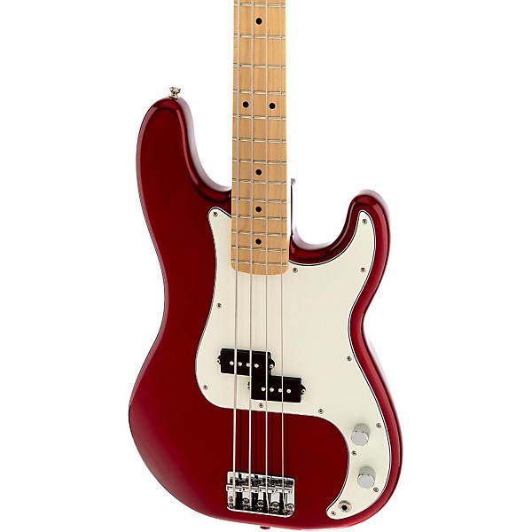 Fender Standard Precision Bass Guitar Candy Apple Red Gloss Maple Fretboard