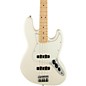 Open Box Fender Standard Jazz Bass Guitar Level 1 Arctic White Gloss Maple Fretboard thumbnail