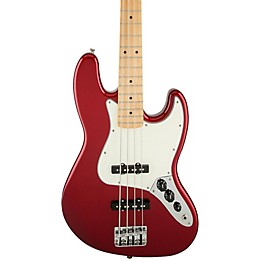 Fender Standard Jazz Bass Guitar Candy Apple Red Gloss Maple Fretboard