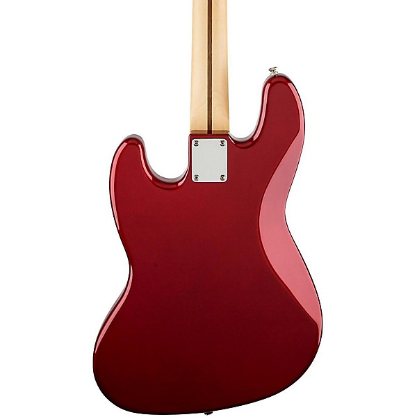 Fender Standard Jazz Bass Guitar Candy Apple Red Gloss Maple Fretboard