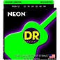 DR Strings NGA-12 NEON Hi-Def Phosphorescent Green Acoustic Strings Medium thumbnail