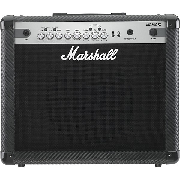 Marshall MG Series MG30CFX 30W 1x10 Guitar Combo Amp Carbon Fiber