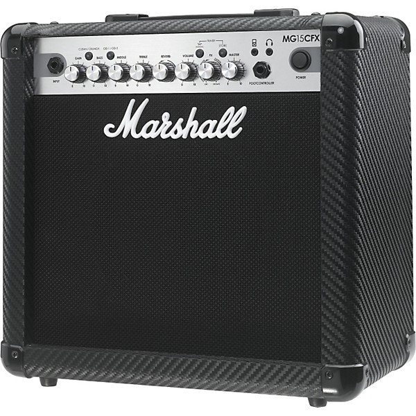 Marshall MG Series MG15CFX 15W 1x8 Guitar Combo Amp Carbon Fiber