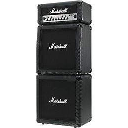 Open Box Marshall MG Series MG15CFXMS 15W Guitar Mini Stack Level 2 Carbon Fiber 190839104854