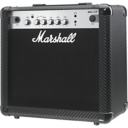 Open Box Marshall MG Series MG15CF 15W 1x8 Guitar Combo Amp Level 2 Carbon Fiber 888365523170