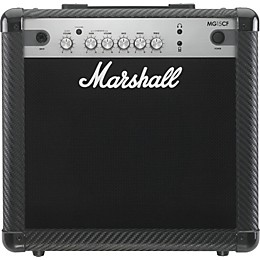 Open Box Marshall MG Series MG15CF 15W 1x8 Guitar Combo Amp Level 2 Carbon Fiber 888365523170