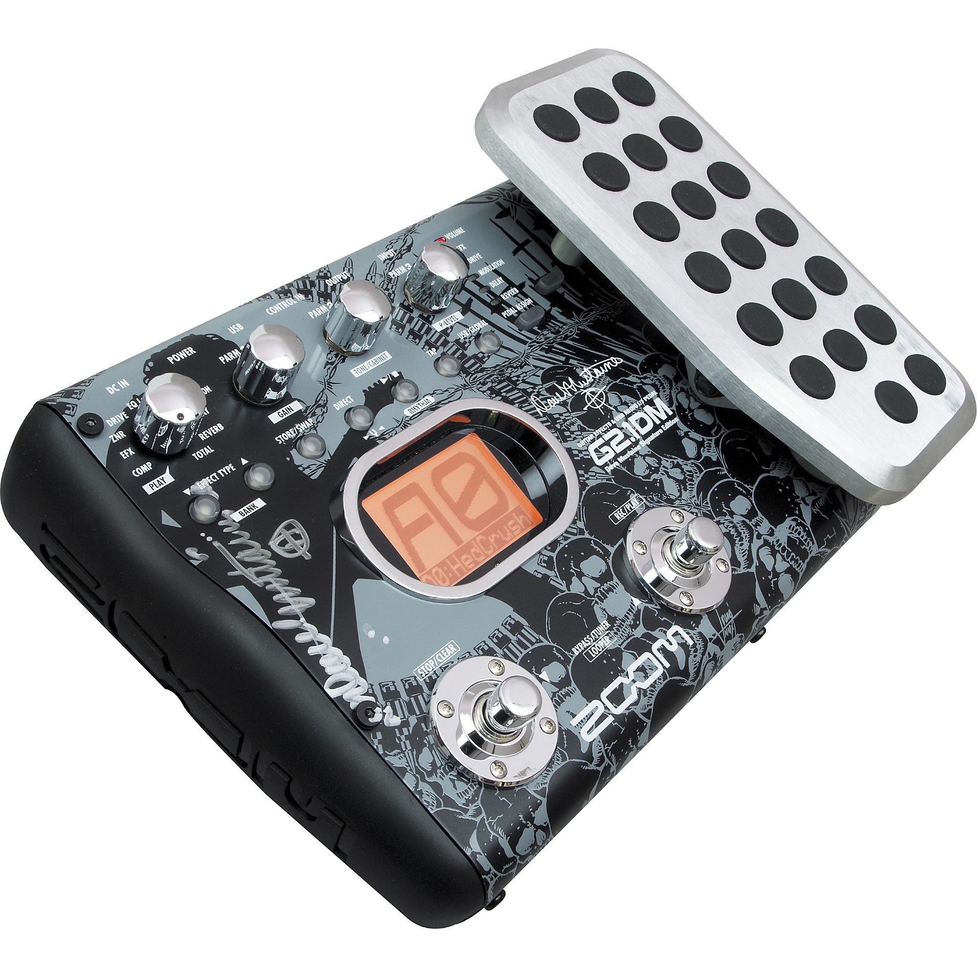 ZOOM G2.1DM デイヴ・ムスタイン シグネチャー G2.1DM Dave Mustaine Signature Pedal | Zoom