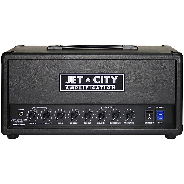 Open Box Jet City Amplification JCA22H 20W Tube Guitar Amp Head Level 2 Black 190839257086