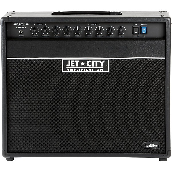 Open Box Jet City Amplification JCA5012C 50W 1x12 Tube Guitar Combo Amp Level 2 Black 888365734705