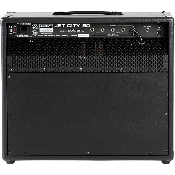 Open Box Jet City Amplification JCA5012C 50W 1x12 Tube Guitar Combo Amp Level 2 Black 888365734705