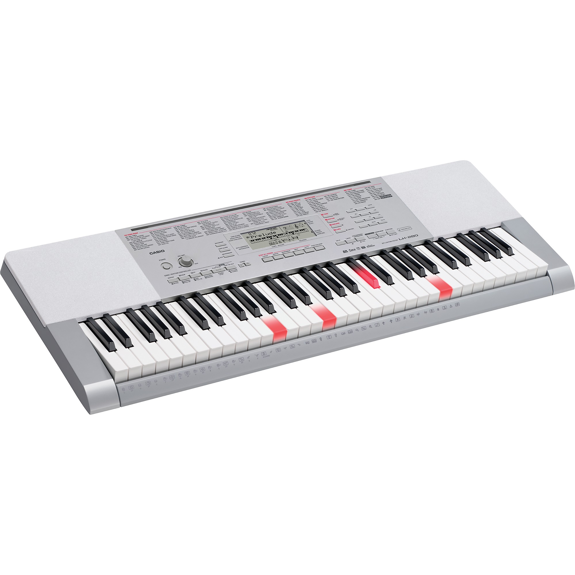 casio light up keys