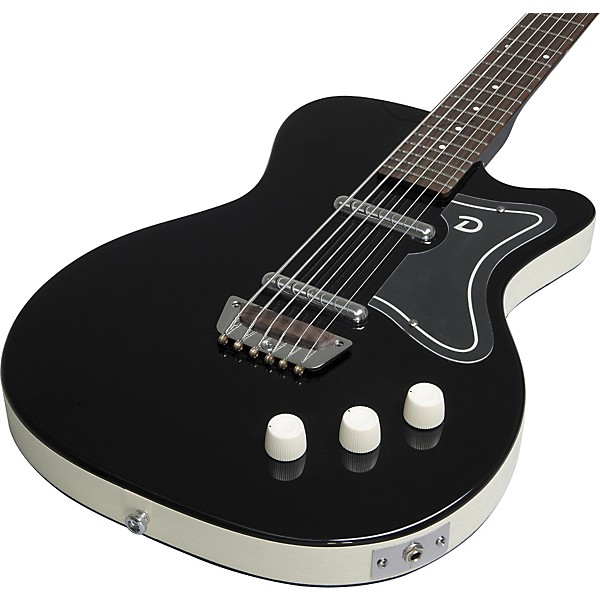 Danelectro 6 String Electric Bass Guitar Black