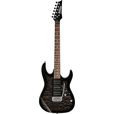 Ibanez Grx70qa Electric Guitar Transparent Black Sunburst for sale