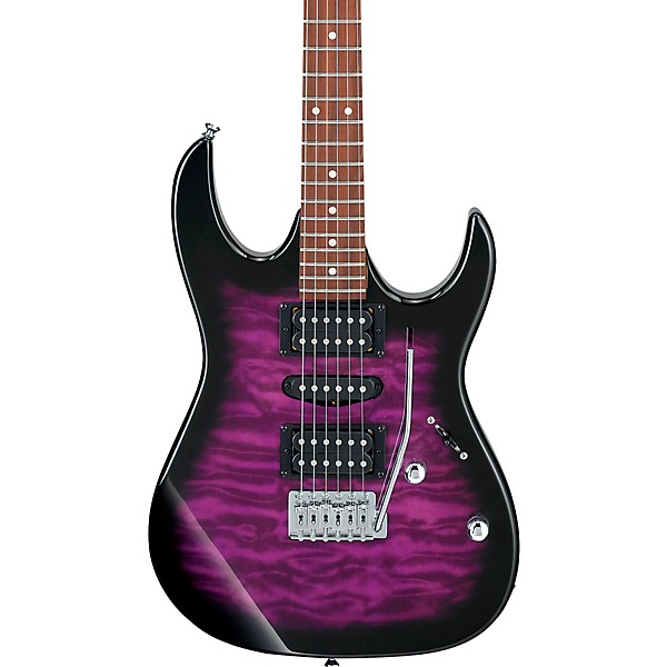 Ibanez GRX70QA Electric Guitar Transparent Violet Sunburst | Guitar Center