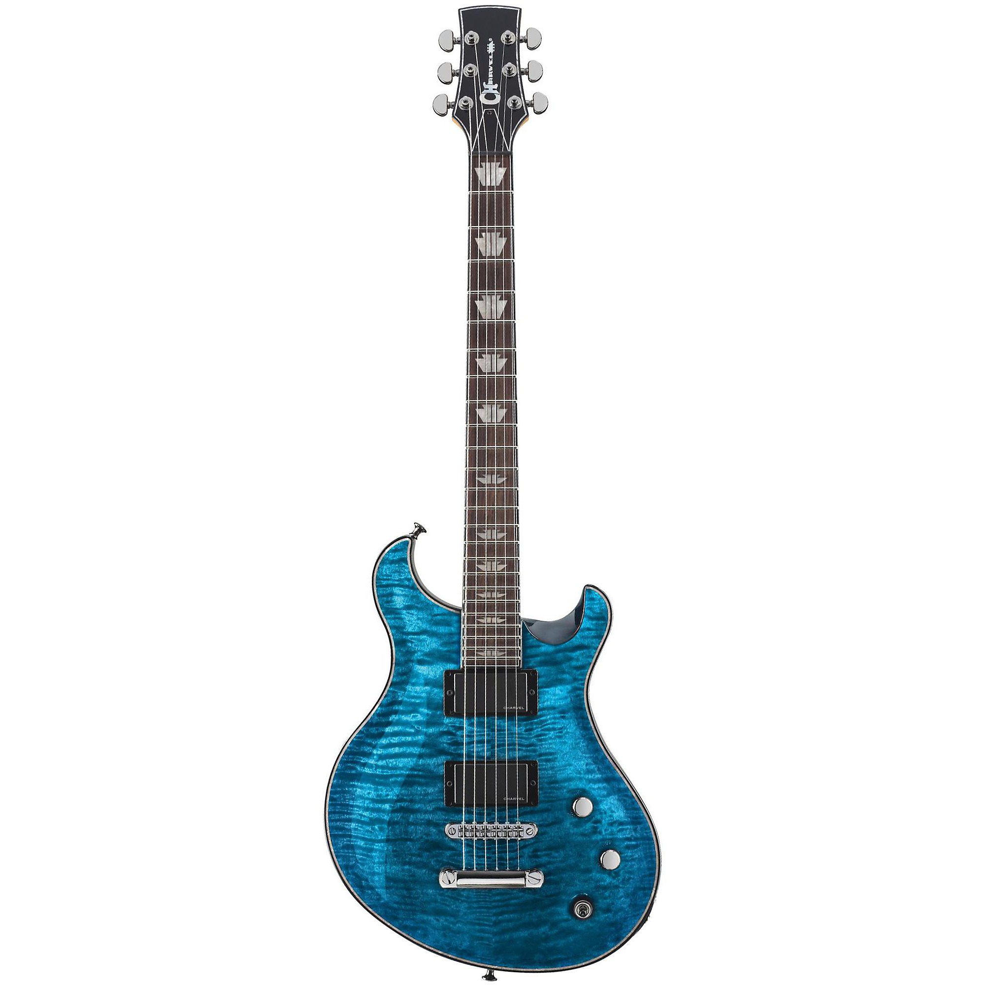 Charvel Desolation Double Cutaway 2 Electric Guitar Transparent