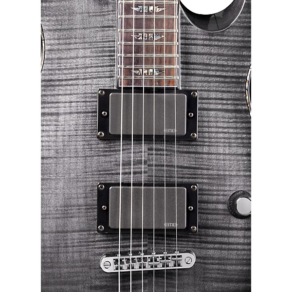 Charvel Desolation Double Cutaway 1 Electric Guitar Transparent Black