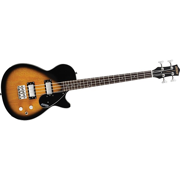 Open Box Gretsch Guitars G2220 Electromatic Junior Jet II Electric Bass Guitar Level 2 Tobacco Sunburst 190839358950