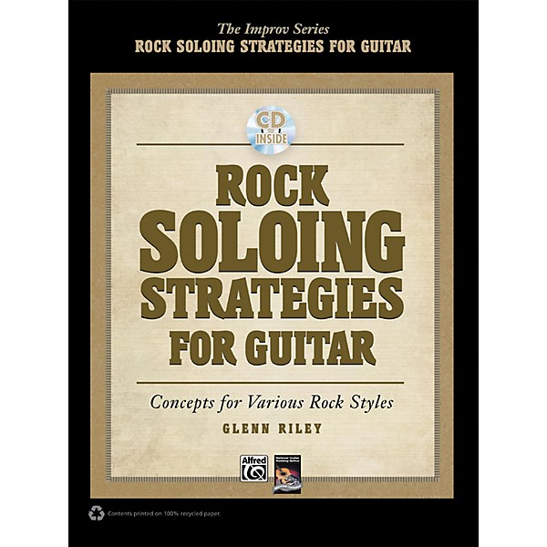 Alfred Rock Soloing Strategies for Guitar - Book & CD
