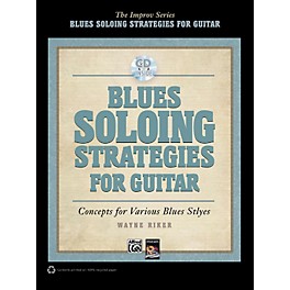 Alfred Blues Soloing Strategies for Guitar - Book & CD