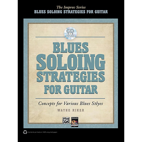 Alfred Blues Soloing Strategies for Guitar - Book & CD