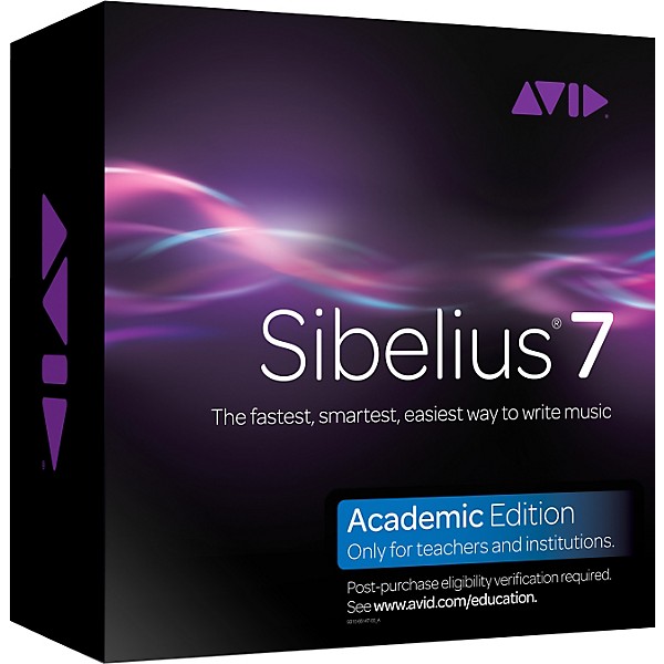 Sibelius 7 Academic and PhotoScore/AudioScore Bundle for Teachers/Institutions
