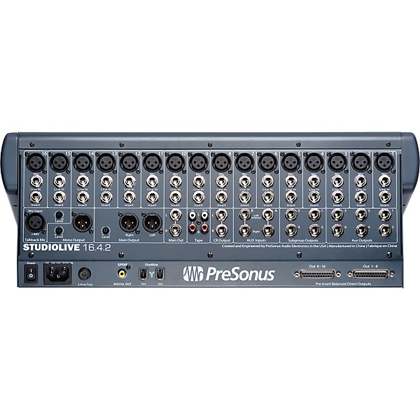 PreSonus デジタルミキサー StudioLive 16.4.2 ケース付 StudioLive® 16.4.2 – PreSonus