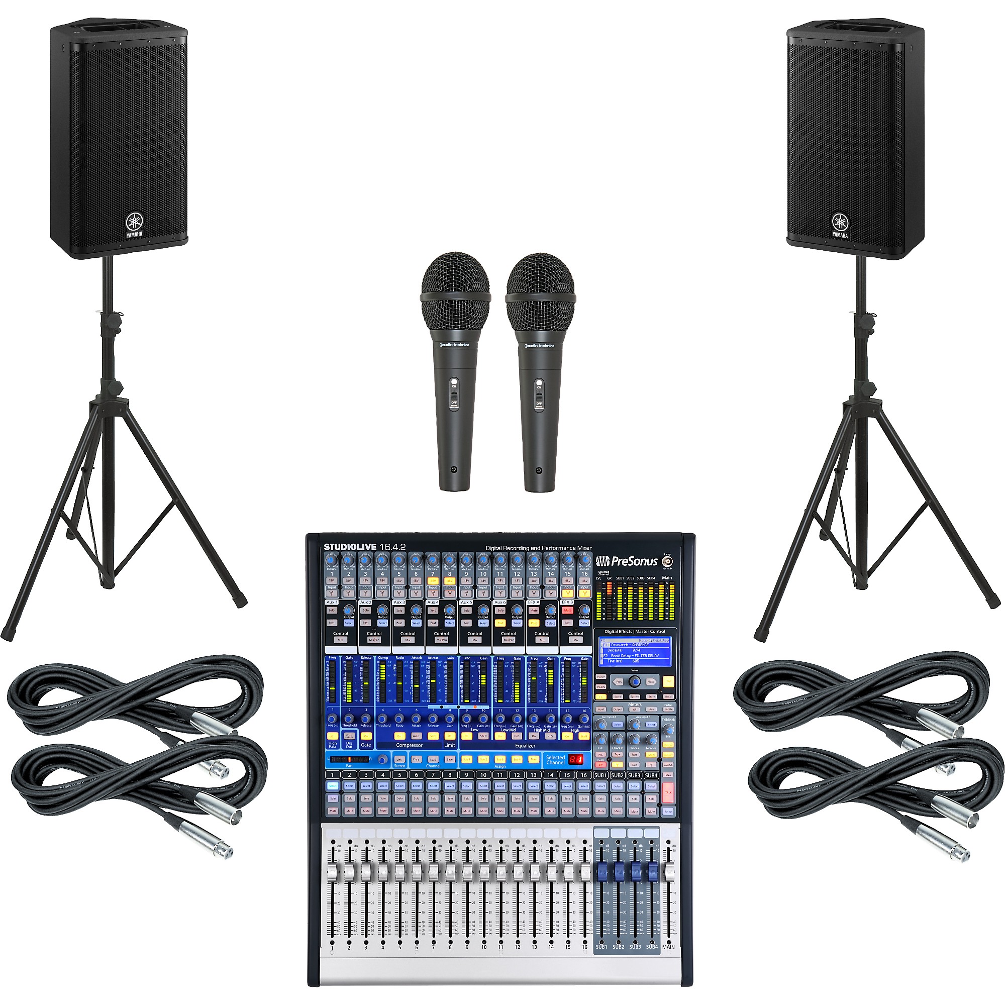PreSonus StudioLive 16.4.2 PA Package with Yamaha DSR112 Speakers