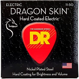 DR Strings DSE-11 Dragon Skin Coated Heavy Electric Guitar Strings