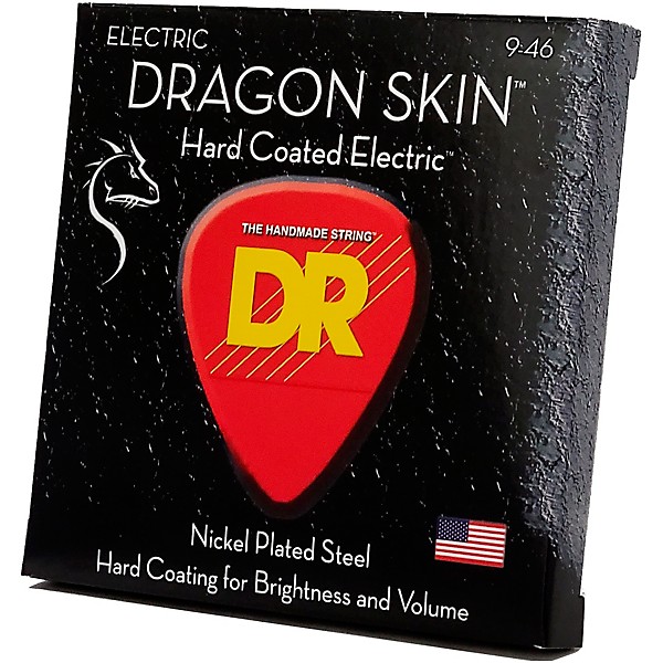 DR Strings DSE-9/46 Dragon Skin Coated Light-Medium Electric Guitar Strings
