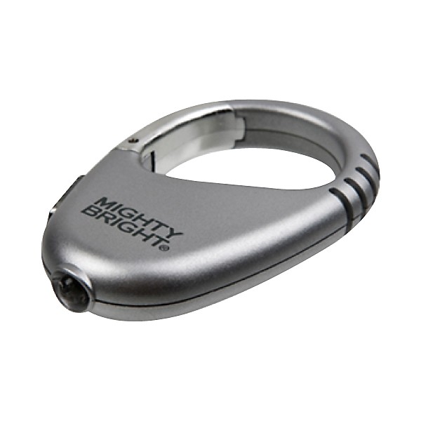 Mighty Bright Carabiner Light 2-Pack Silver and Green