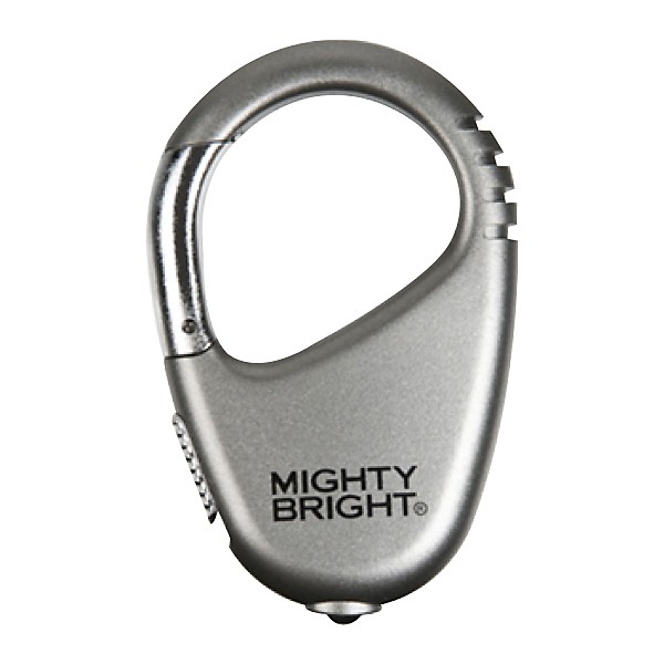 Mighty Bright Carabiner Light 2-Pack Silver and Green