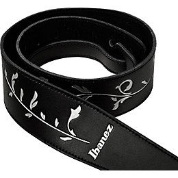 Ibanez Tree of Life Leather Strap Black