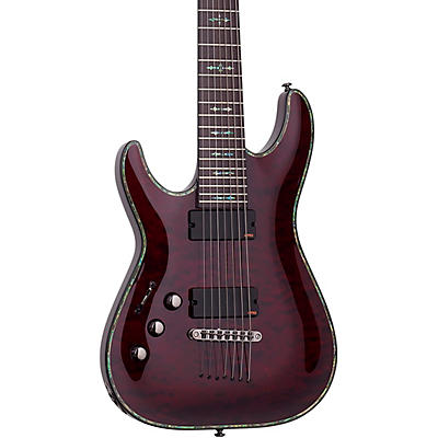 Schecter Guitar Research C-7 Hellraiser Left-Handed 7-String Guitar Black Cherry for sale