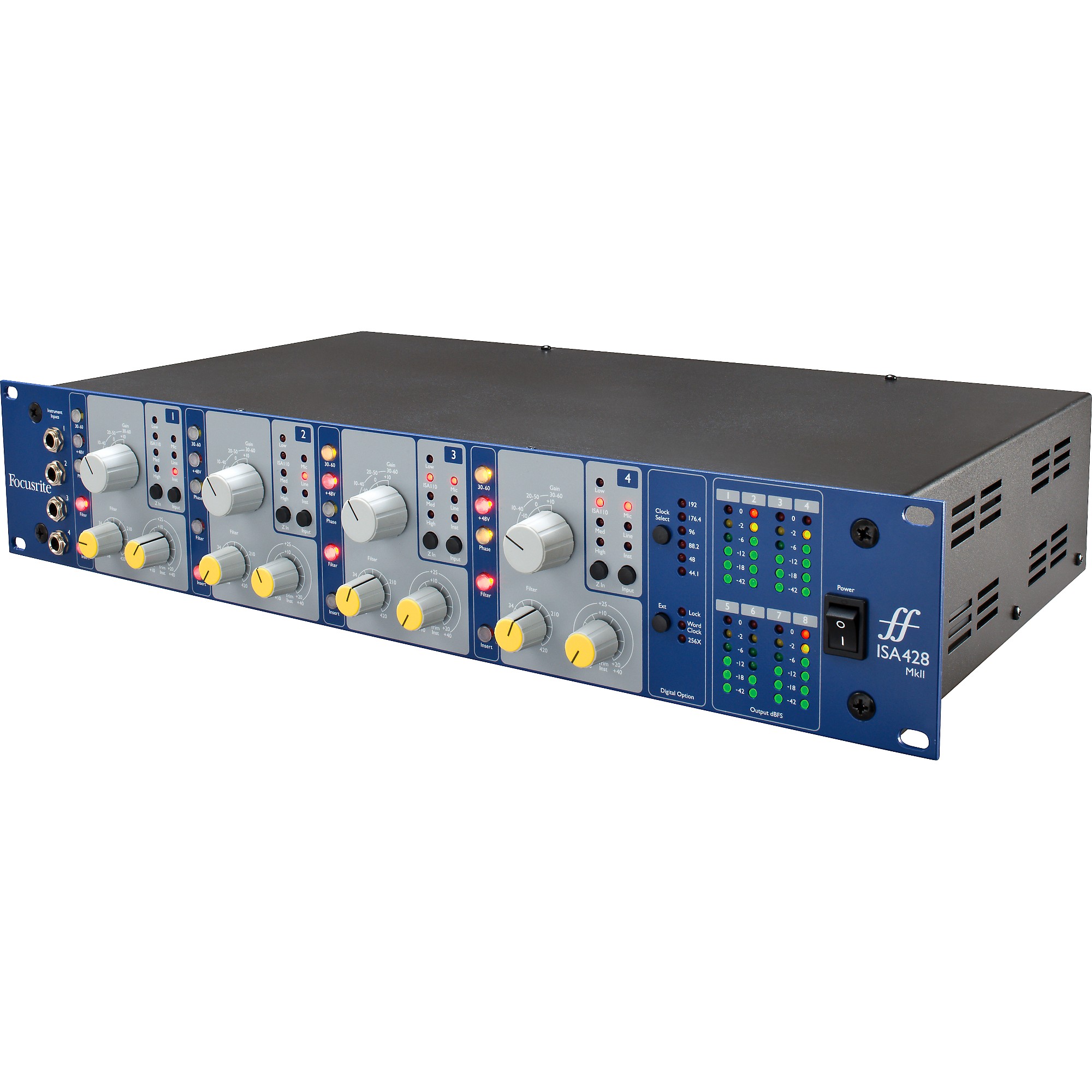 Focusrite ISA 428 mkⅡ Focusrite ISA428 MKII 4-Channel Microphone Preamp | Guitar