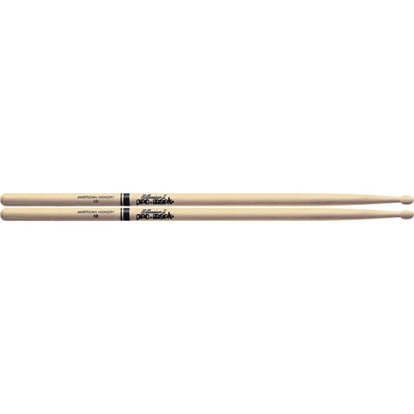 Evans EC Reverse Dot Snare Batter and Snare Side Head Pack With Free Pair of Promark Sticks Wood 5B