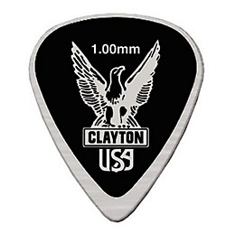 Clayton ZZ-Zinc Standard Metal Guitar Pick 2.0 mm