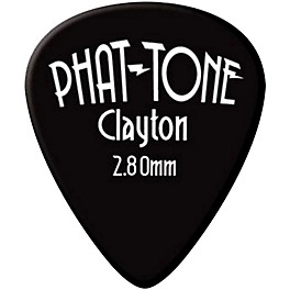 Clayton Phat-Tone Standard Rubber Picks 3-Picks