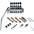 Floyd Rose Special Series Tremolo Bridge with R3 Nut Black Floyd Rose Special Series Tremolo Bridge with R3 Nut Satin Chrome