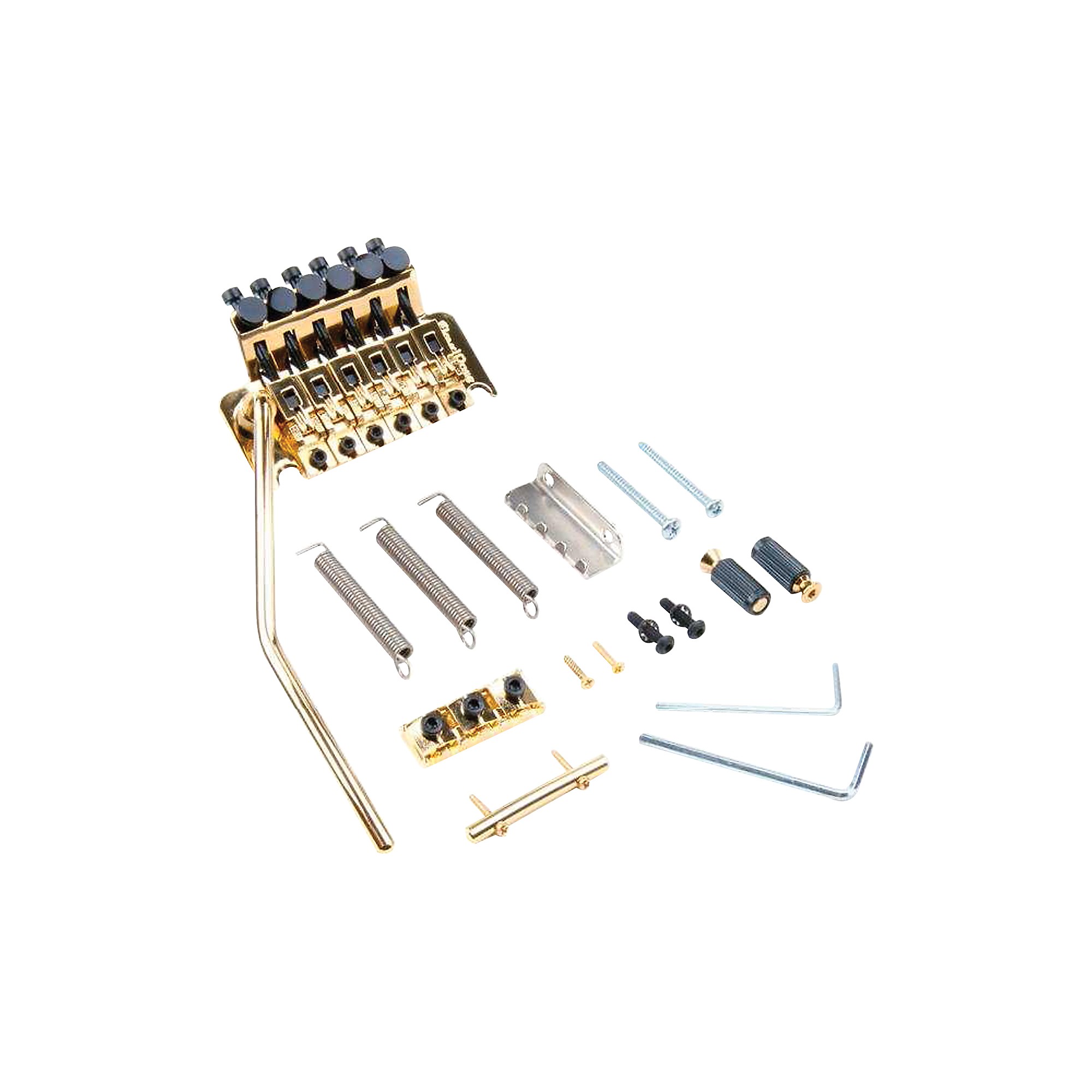 Floyd Rose Original Series Tremolo Bridge with R3 Nut Gold | Guitar