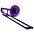 pBone Plastic Trombone Black pBone Plastic Trombone Purple