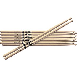 Promark 6-Pair American Hickory Drum Sticks Nylon 7A